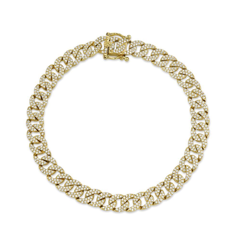 1.69Ct Diamond Pave Chain Bracelet