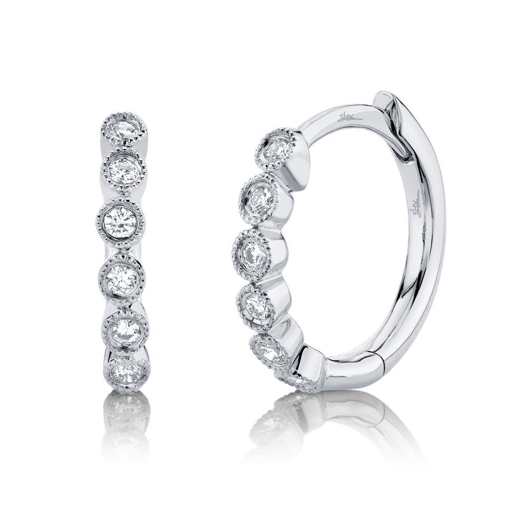 0.11Ct Diamond Huggie Earring