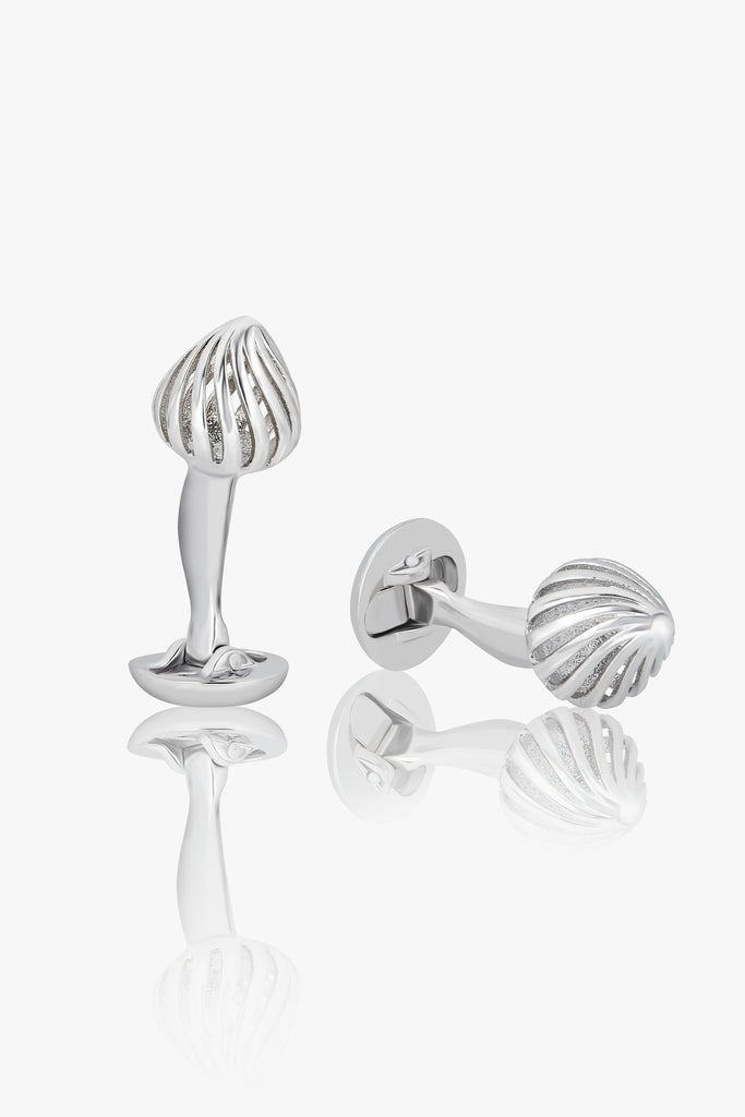 The Saint Basil Luxury Cufflinks in Silver handcrafted Fils Unique